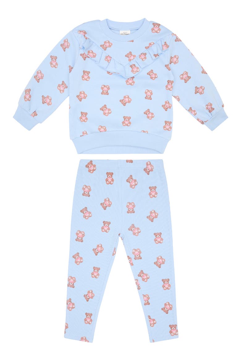 Kids' 2-Piece Sweatshirt & Leggings Set, Main, color, BEAR