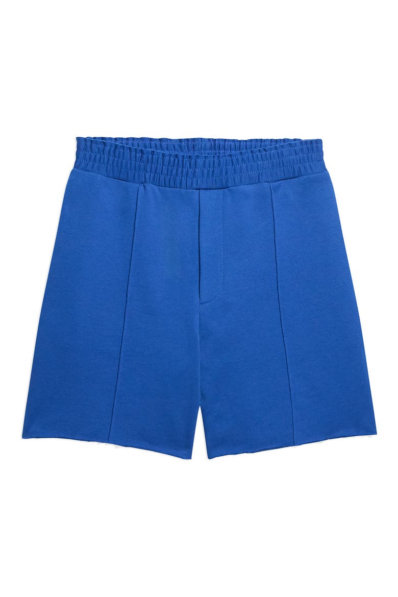Cotton French Terry Shorts, Alternate, color, ROYAL BLUE