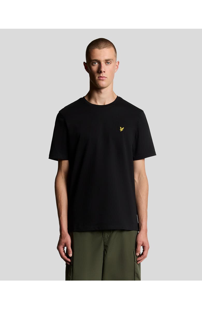 Lyle & Scott Crew Neck Short Sleeve T-Shirt, Main, color, Jet Black