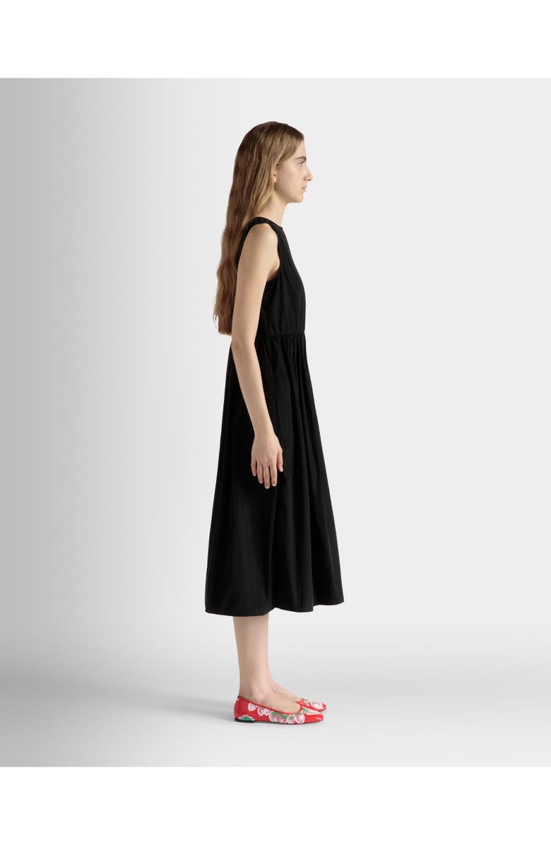 Bally Sleeveless Midi Dress, Alternate, color, Black