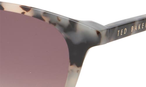 Ted Baker London 51mm Gradient Modified Round Sunglasses In Brown