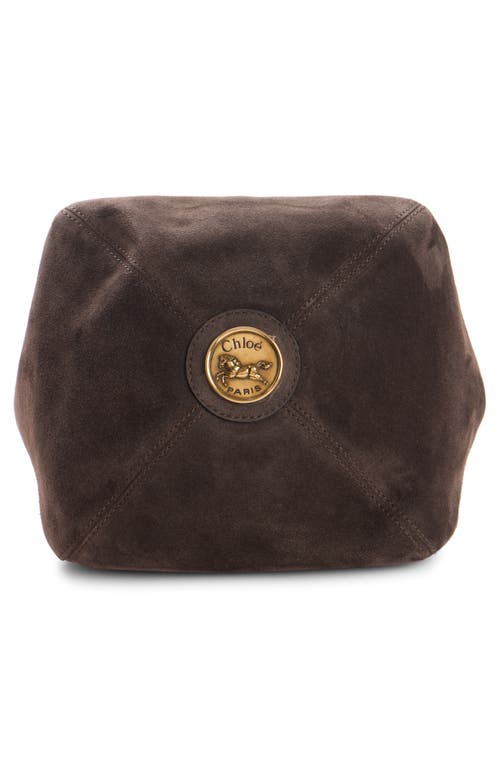 Chloé Small Balloon Patchwork Hobo Bag In Brown