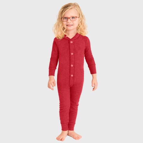 Kids' Soft & Cozy Thermal One-Piece Union Christmas Outfit Suit (Toddler/Kids)
