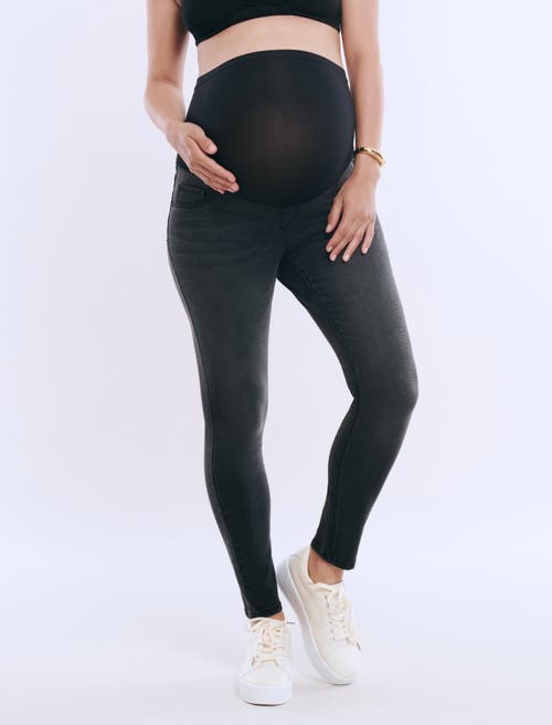 Motherhood Maternity Secret Fit Ankle Length Skinny Jeans In Black