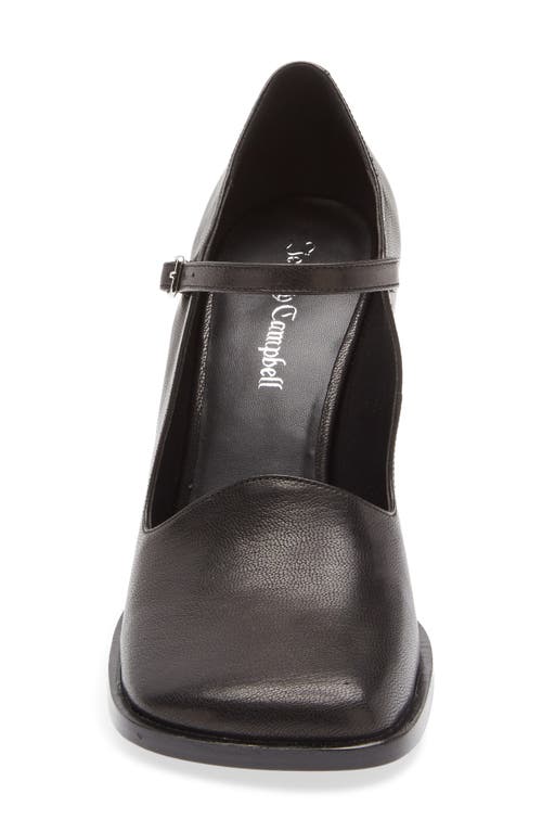 Jeffrey Campbell Moodie Mary Jane Pump In Black