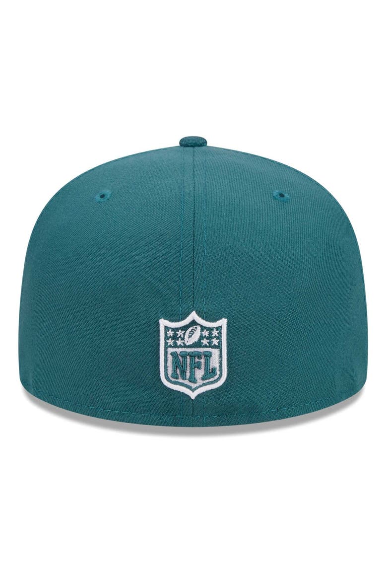 Men's New Era Midnight Green Philadelphia Eagles Active Ballistic 59FIFTY Fitted Hat, Alternate, color, Green