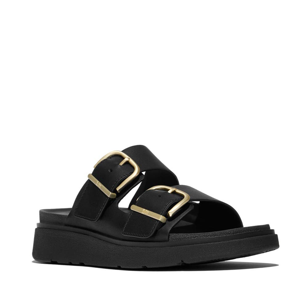 Gen-FF Buckle Two-Bar Sandal, Main, color, Black