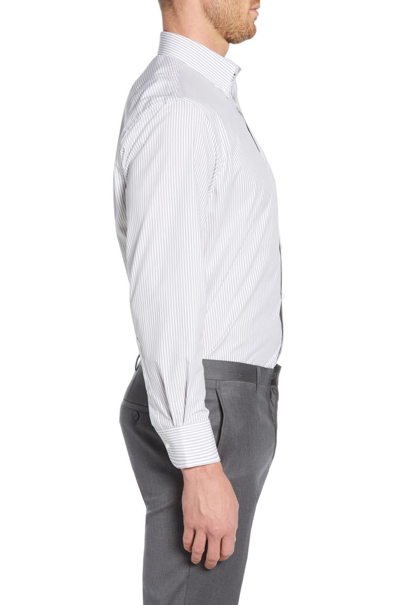 NORDSTROM MEN'S SHOP Tech-Smart Traditional Fit Stretch Stripe Dress Shirt, Alternate, color, 