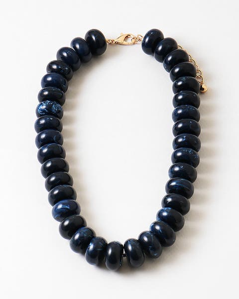 Navy European Summer Necklace