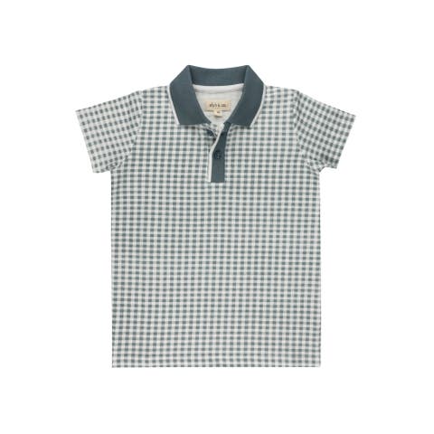 Gingham Owl Collection - Boys Polo (Toddler, Little Kid & Big Kid)