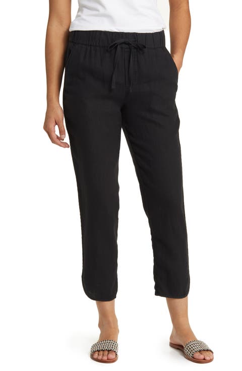Tulip Hem Linen Pants (Regular & Petite)