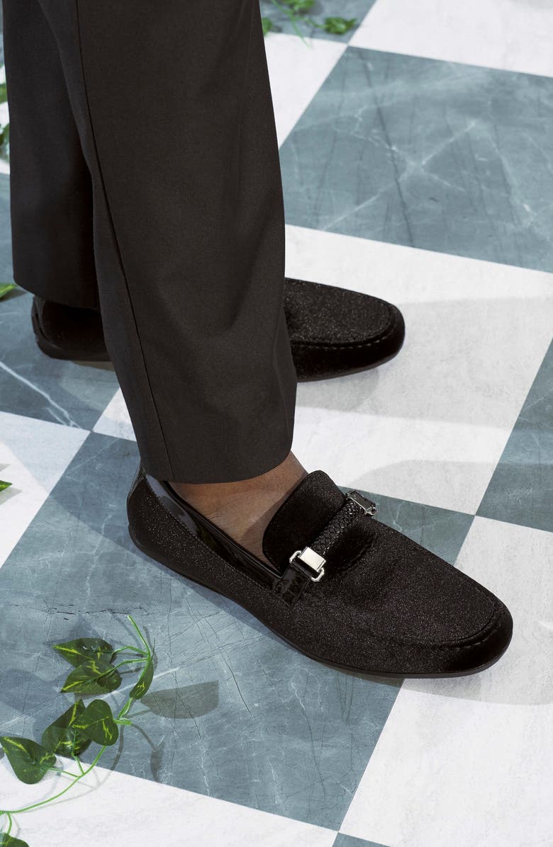 Stacy Adams Sheridan Moc Toe Loafer, Alternate, color, Black