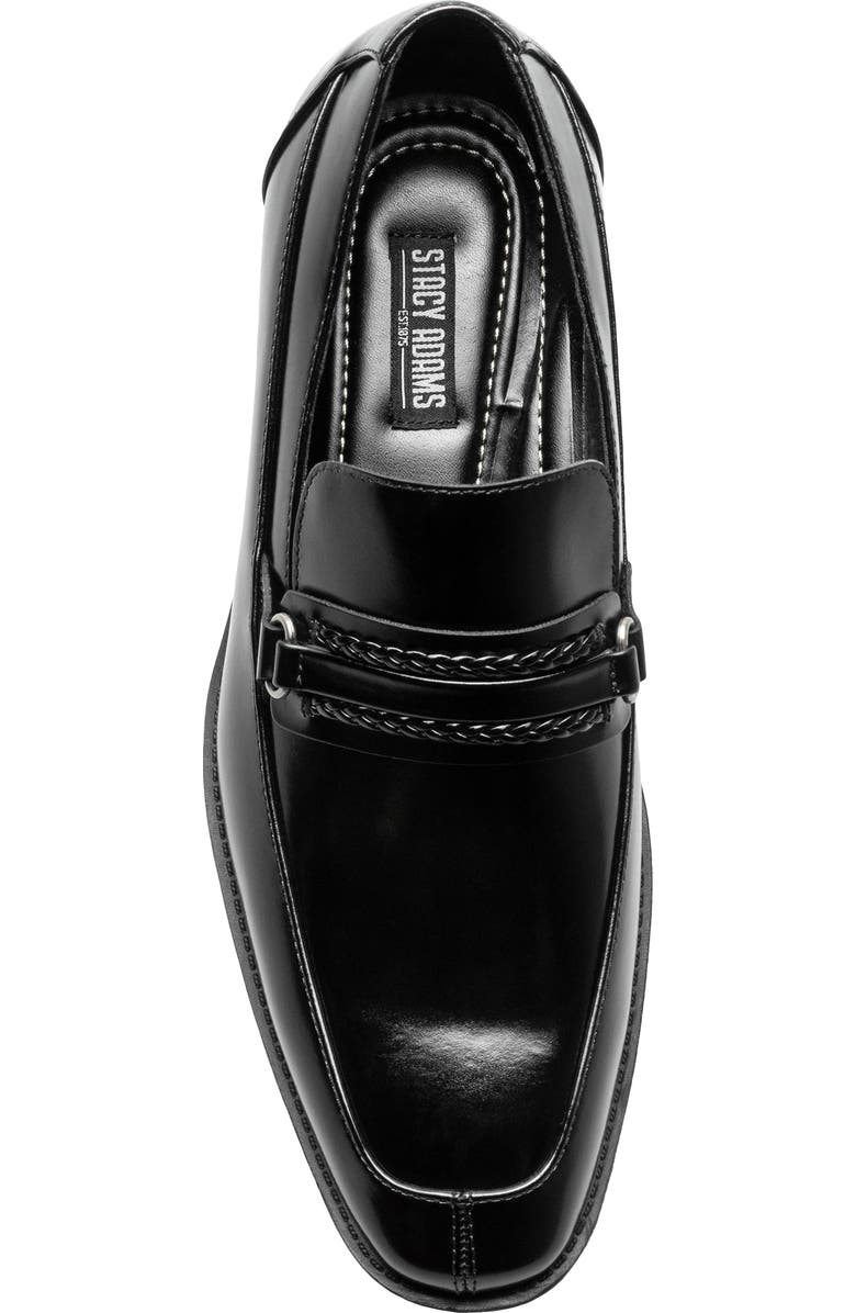 Stacy Adams Aberdeen Saddle Slip-On Loafer, Alternate, color, Black