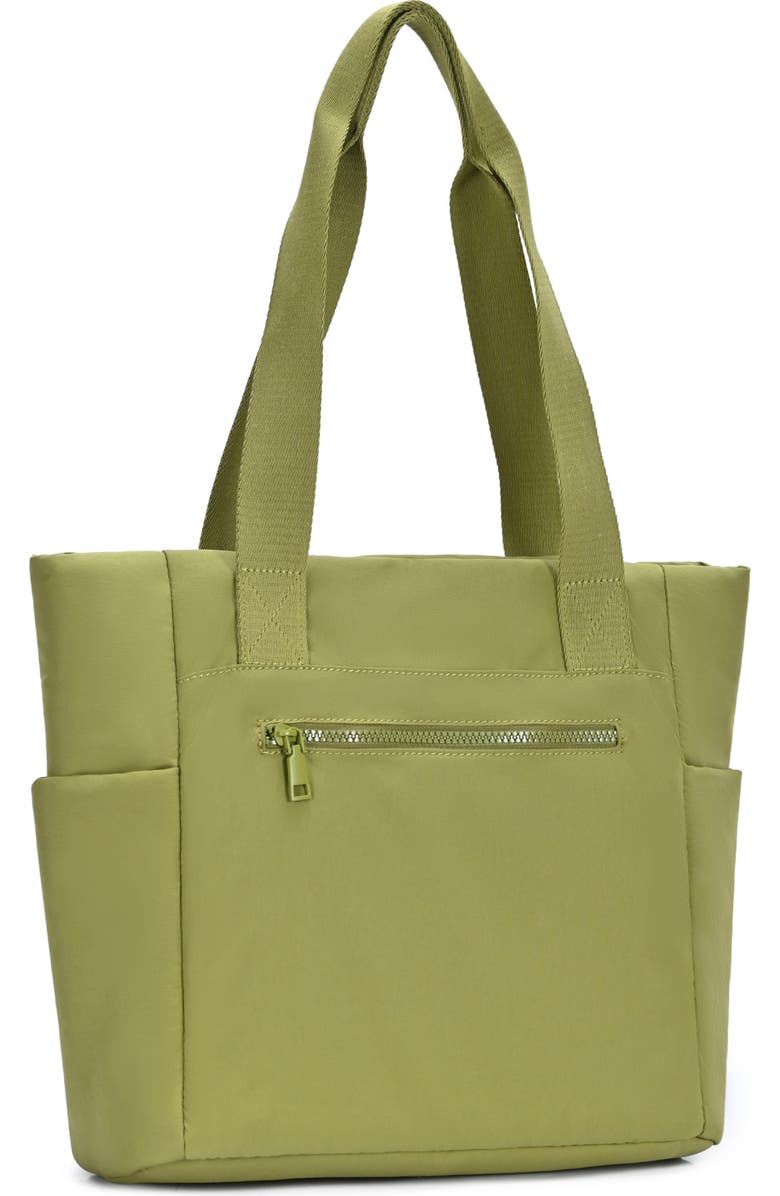 Sasha + Sofi Large Pocket Tote Bag, Alternate, color, Green