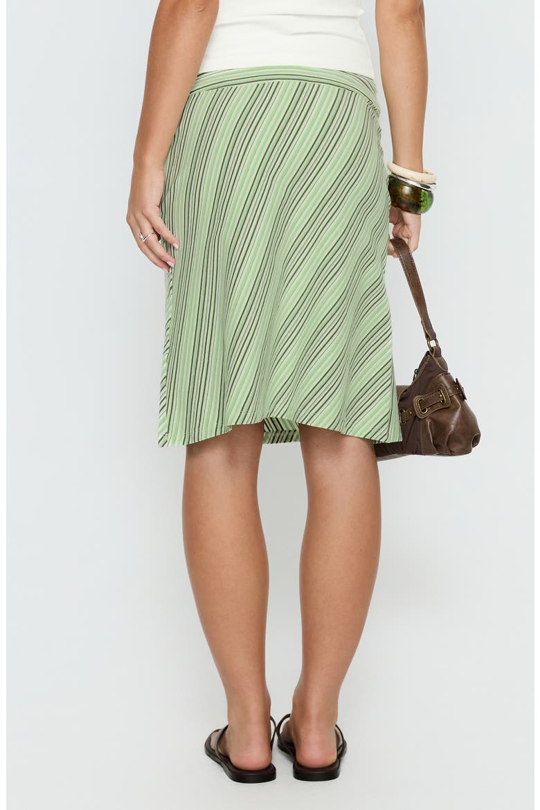 Lemon Twist Midi Skirt, Alternate, color, GREEN STRIPE