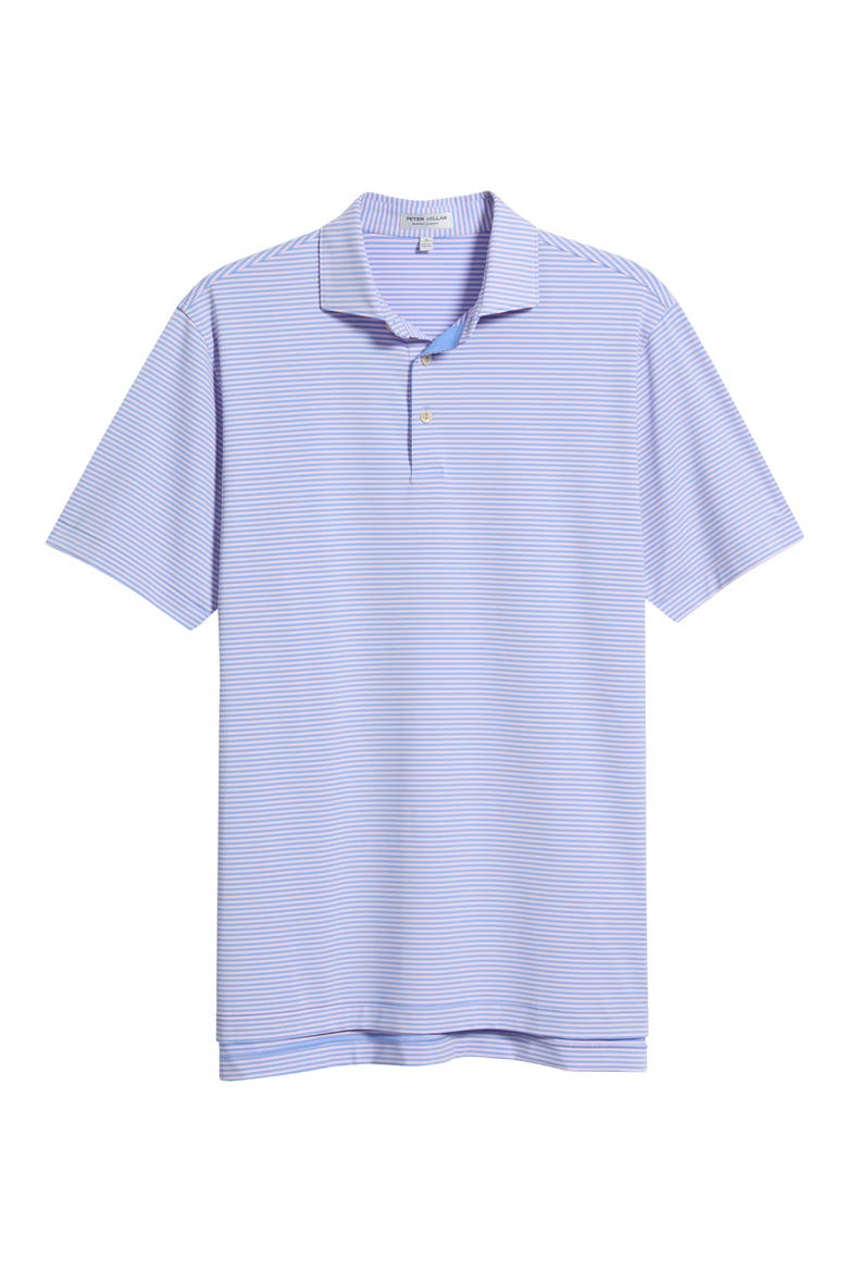 Hales Stripe Summer Comfort Performance Jersey Polo, Alternate, color, ESTATE BLUE
