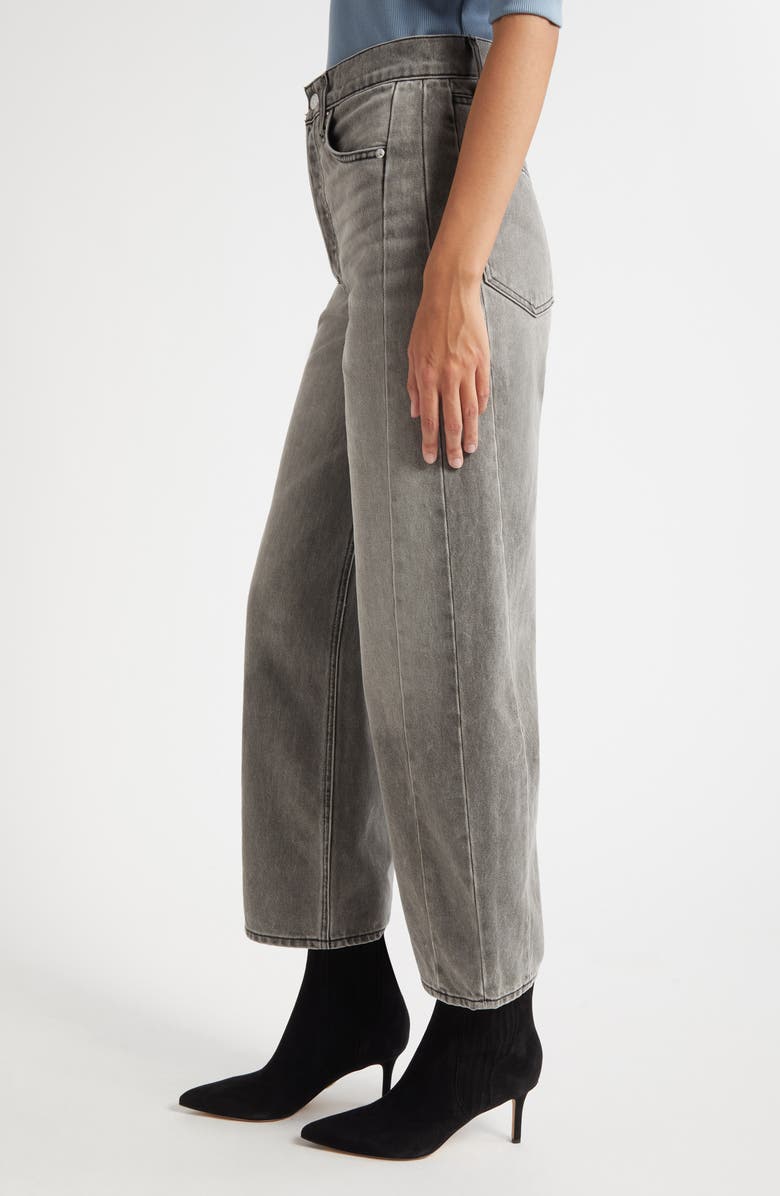 Veronica Beard Ryder High Waist Barrel Leg Jeans, Alternate, color, 