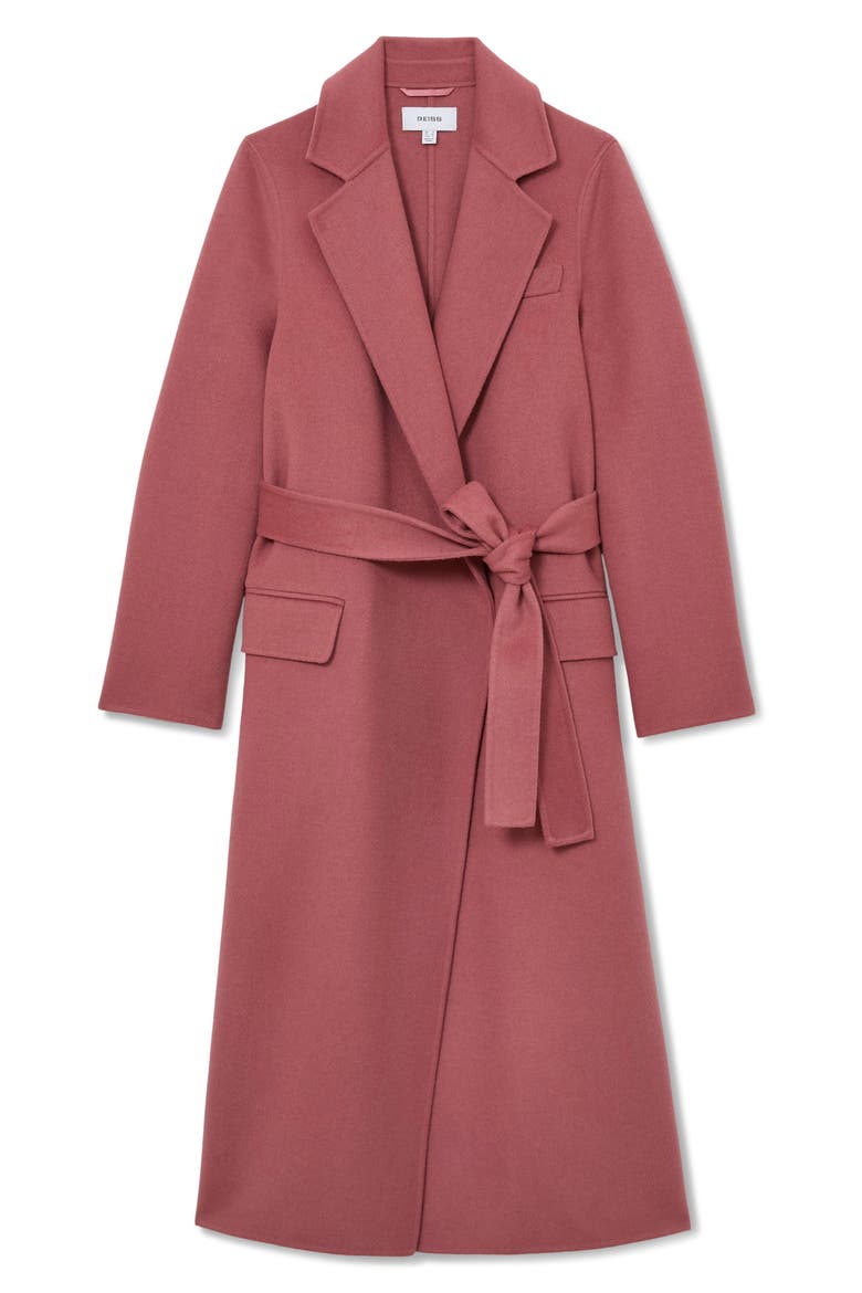 Marlowe Wool Blend Coat, Alternate, color, PINK