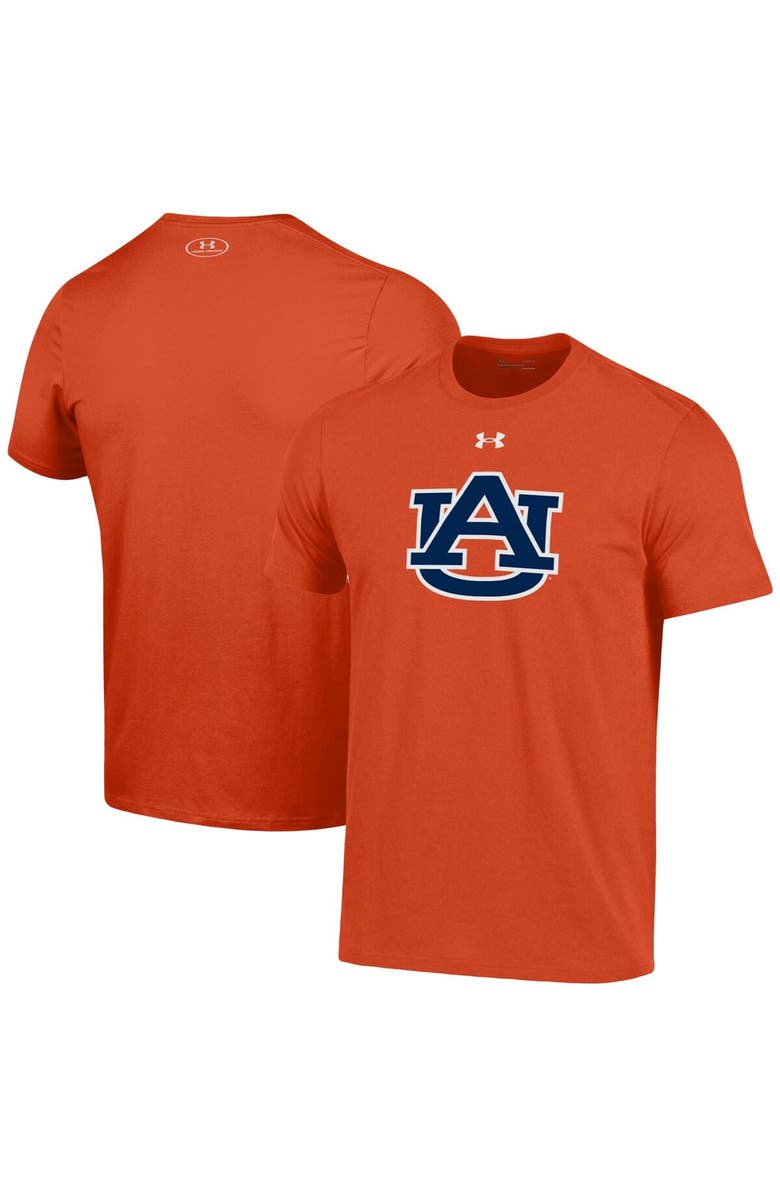 Under Armour Men's Under Armour Orange Auburn Tigers School Logo Performance Cotton T-Shirt, Main, color, 