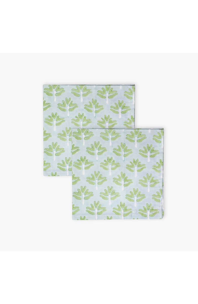 Banyan & Birch Zeenat Table Napkin - Set of 2, Main, color, Powder Blue