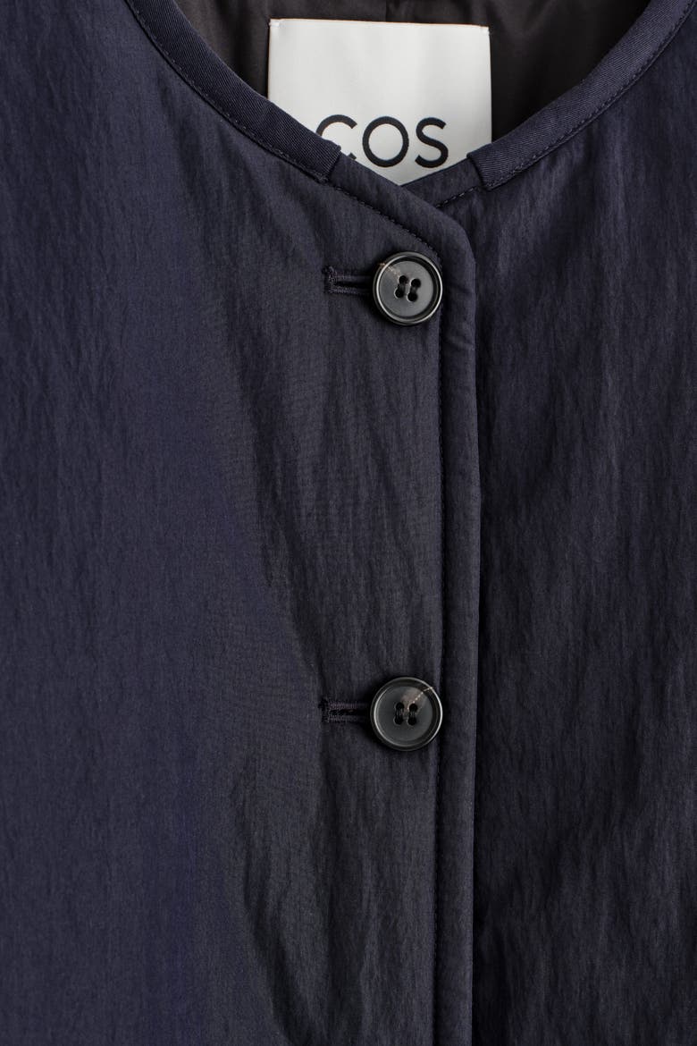 Padded Cotton Liner Jacket, Alternate, color, NAVY