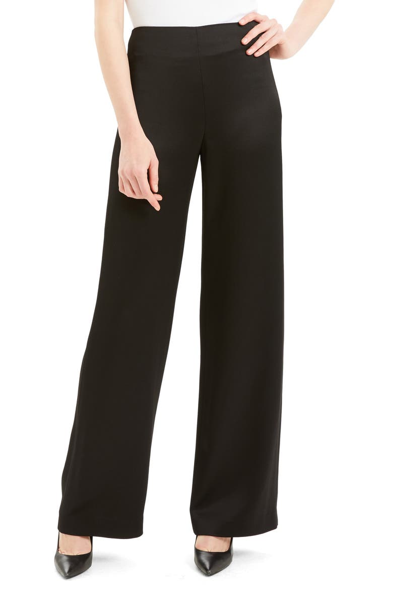 Clean Wide Leg Pants, Main, color, BLACK