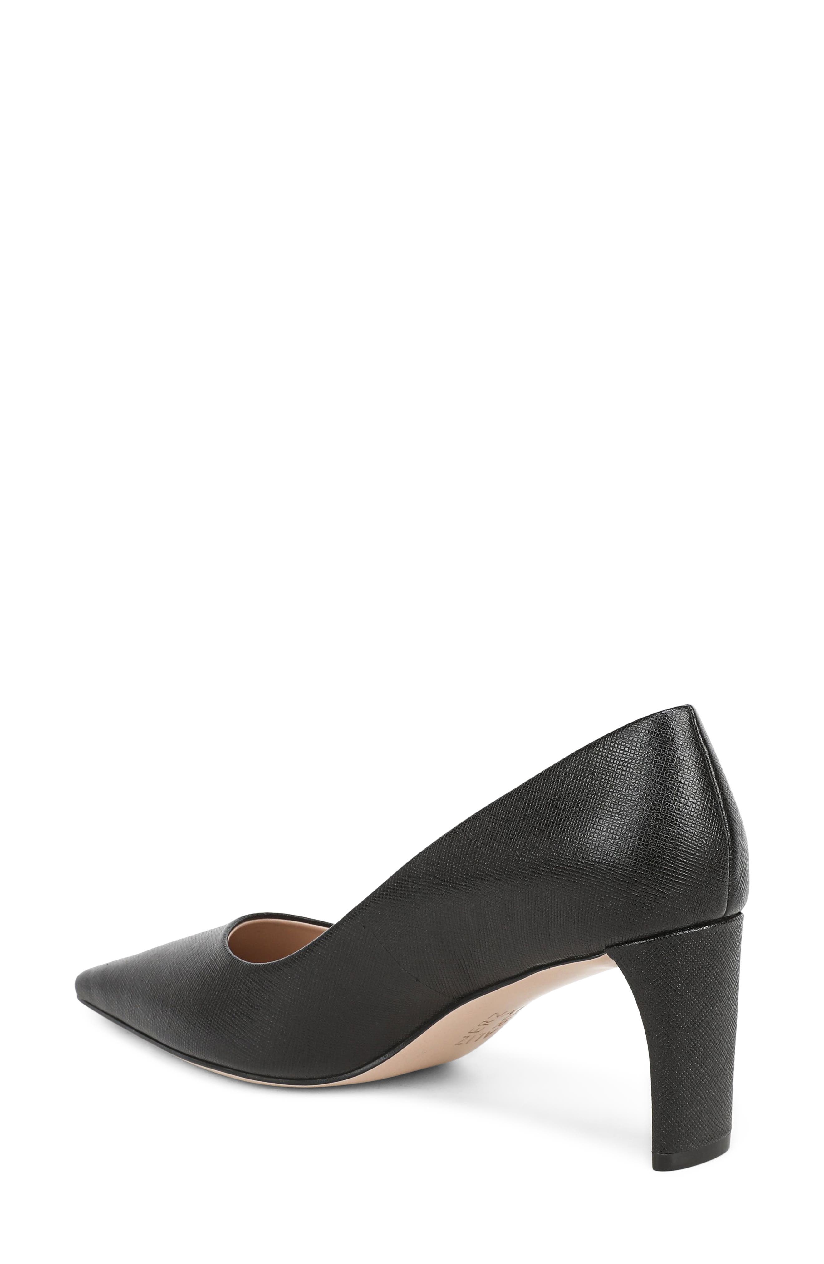 Estee Pointed Toe Pump, Alternate, color, BLACK LEATHER