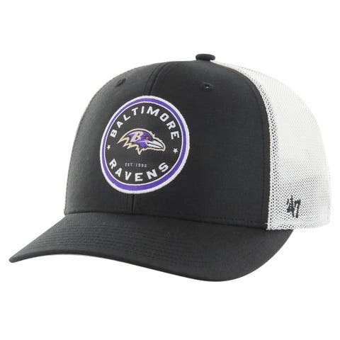 Men's '47 Black Baltimore Ravens Disclose Trophy Stretch Fit Hat