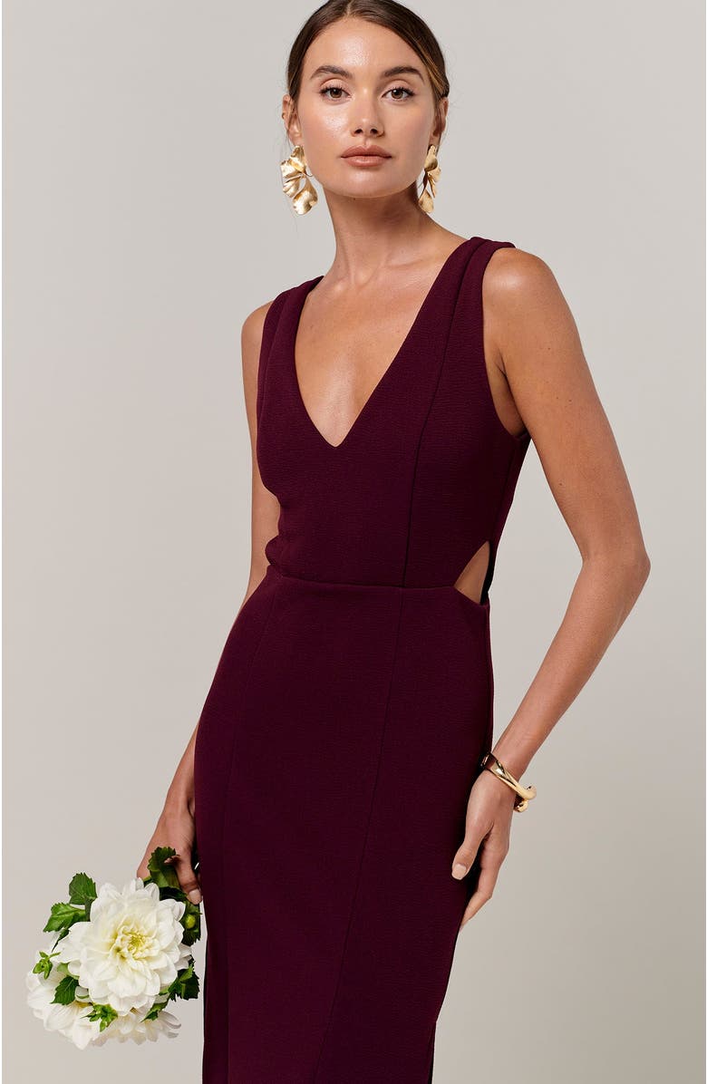 BWLDR Noah Gown, Alternate, color, Burgundy