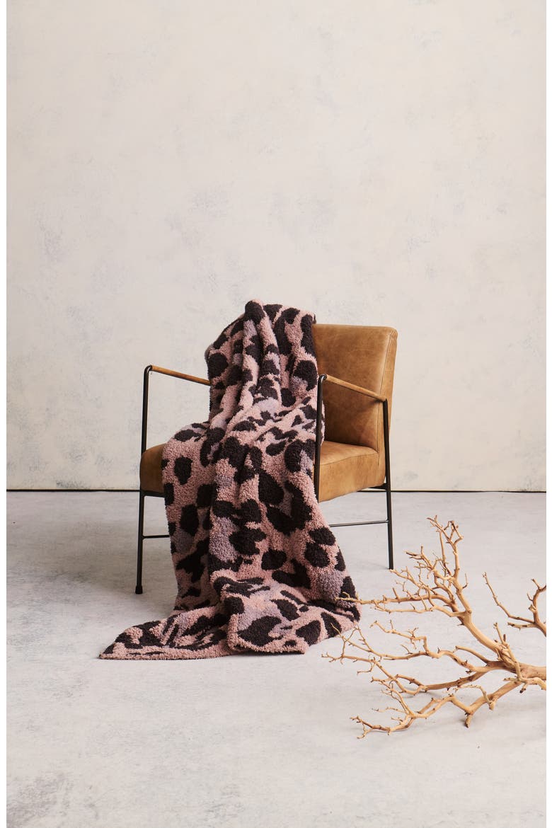 CozyChic® Exploded Leopard Throw Blanket, Alternate, color, DEEP WILLOW MULTI