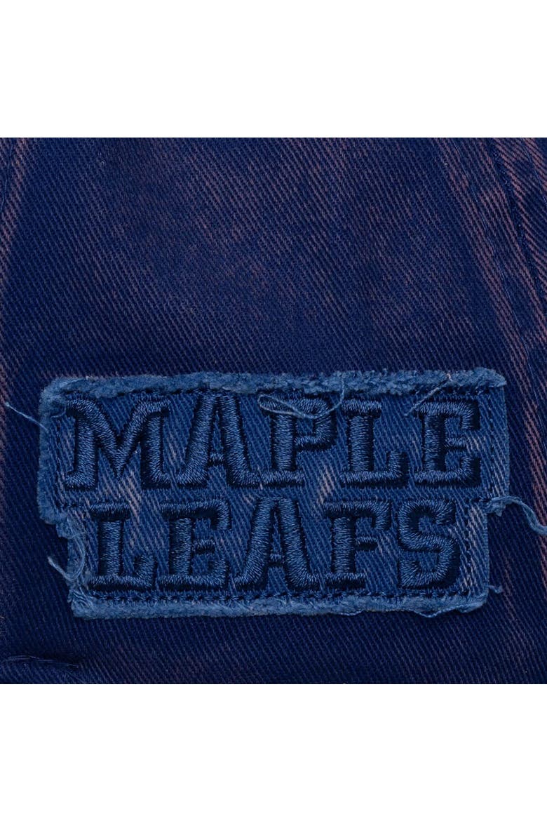 Men's Mitchell & Ness  Navy Toronto Maple Leafs Downtown Snow Wash Pro-Crown Adjustable Hat, Alternate, color, Navy