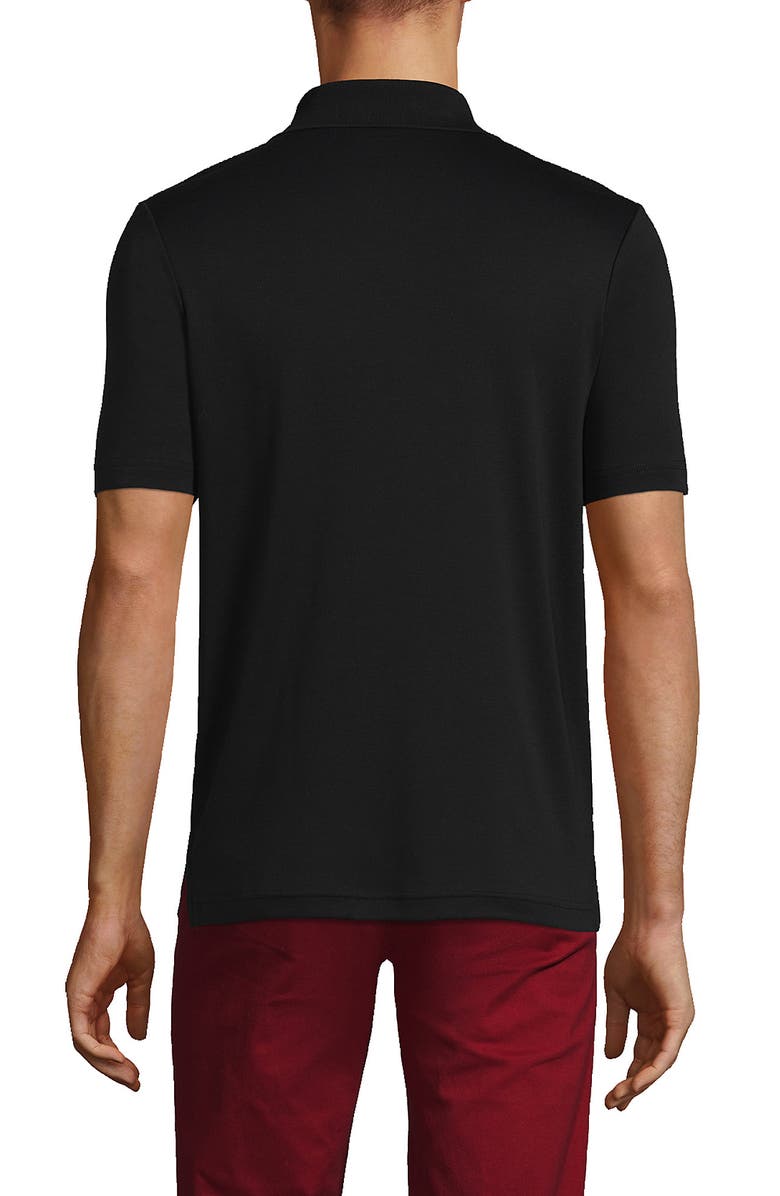Lands' End Short Sleeve Cotton Supima Polo Shirt with Pocket, Alternate, color, 
