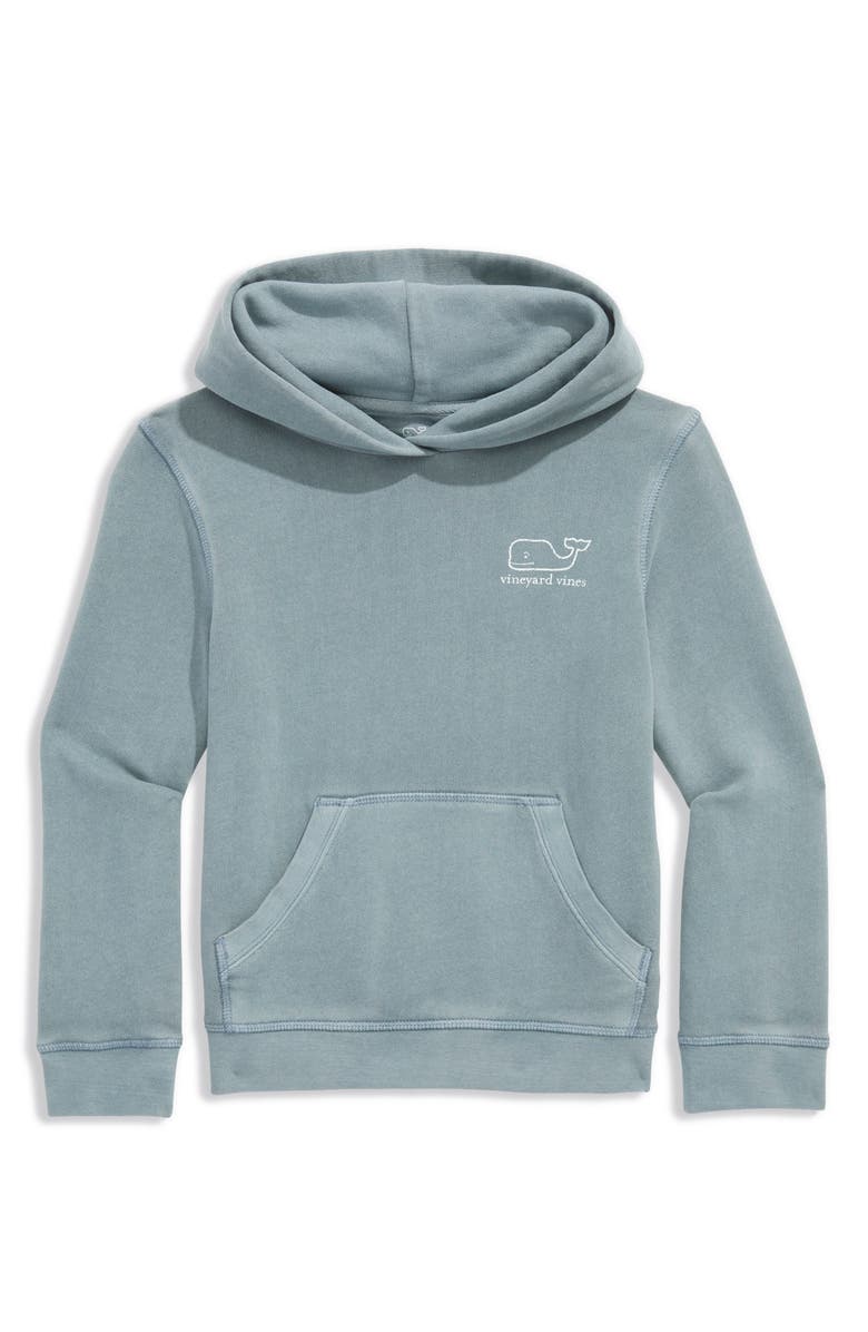 vineyard vines Kids' Vintage Whale Graphic Hoodie, Main, color, Blue Mirage