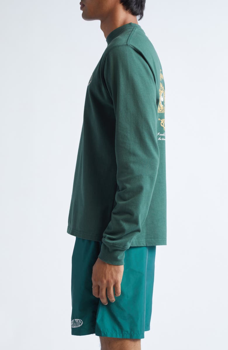 PALMES Angels Long Sleeve Graphic T-Shirt, Alternate, color, Dark Green