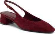 Jeffrey Campbell Laurie Leather Slingback Pump