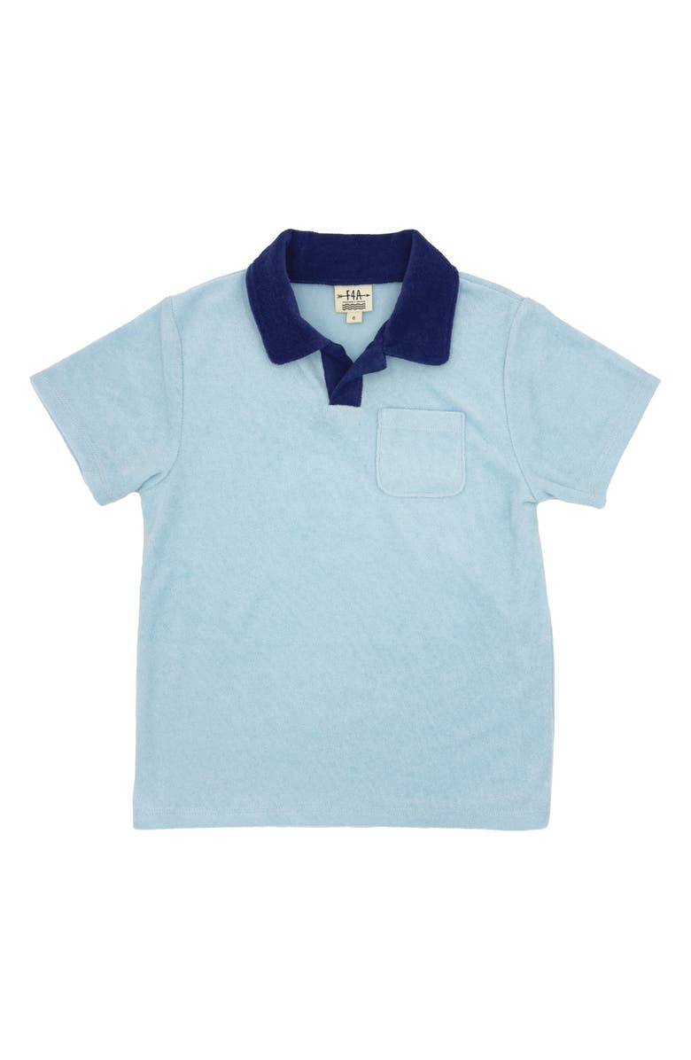 Feather 4 Arrow Kids' Boardwalk Terry Polo, Main, color, 