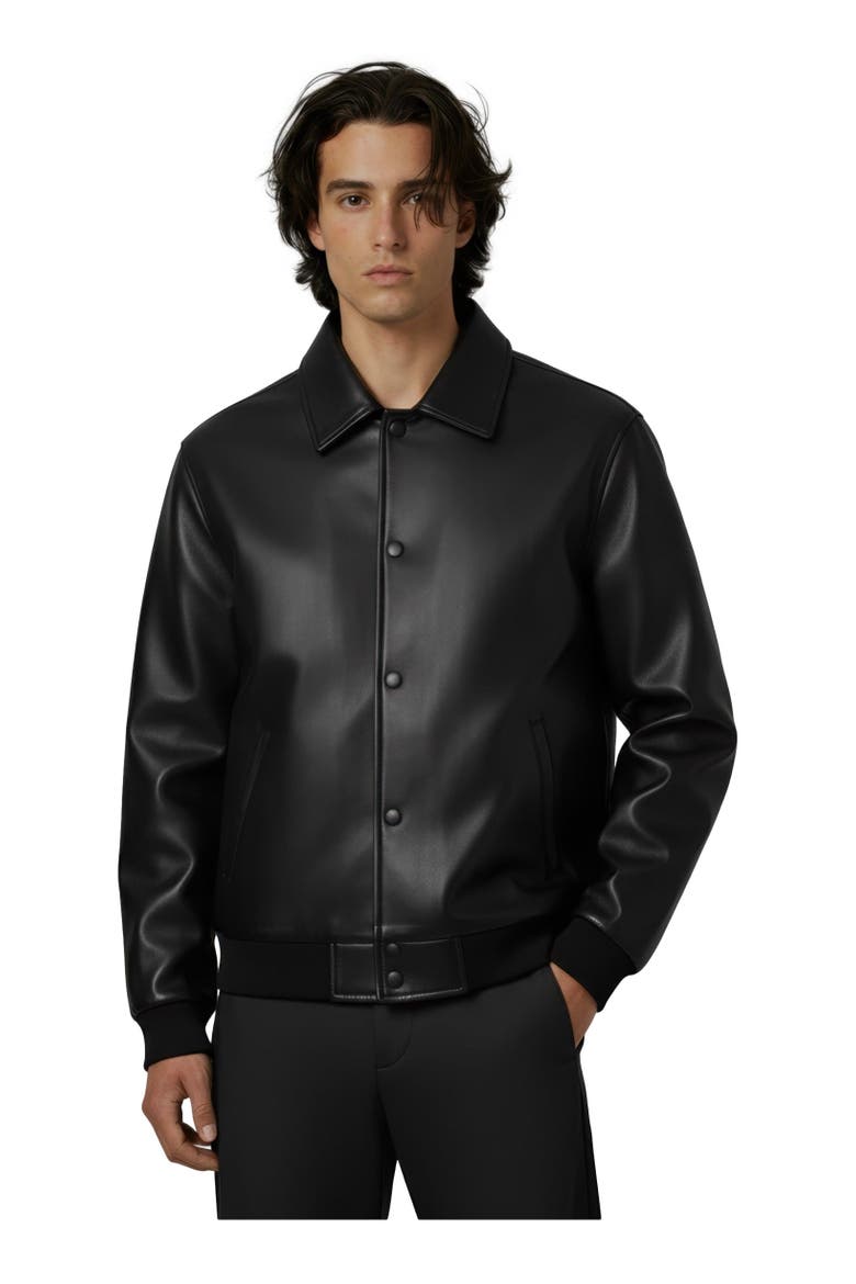 Coated Jacket, Main, color, Black