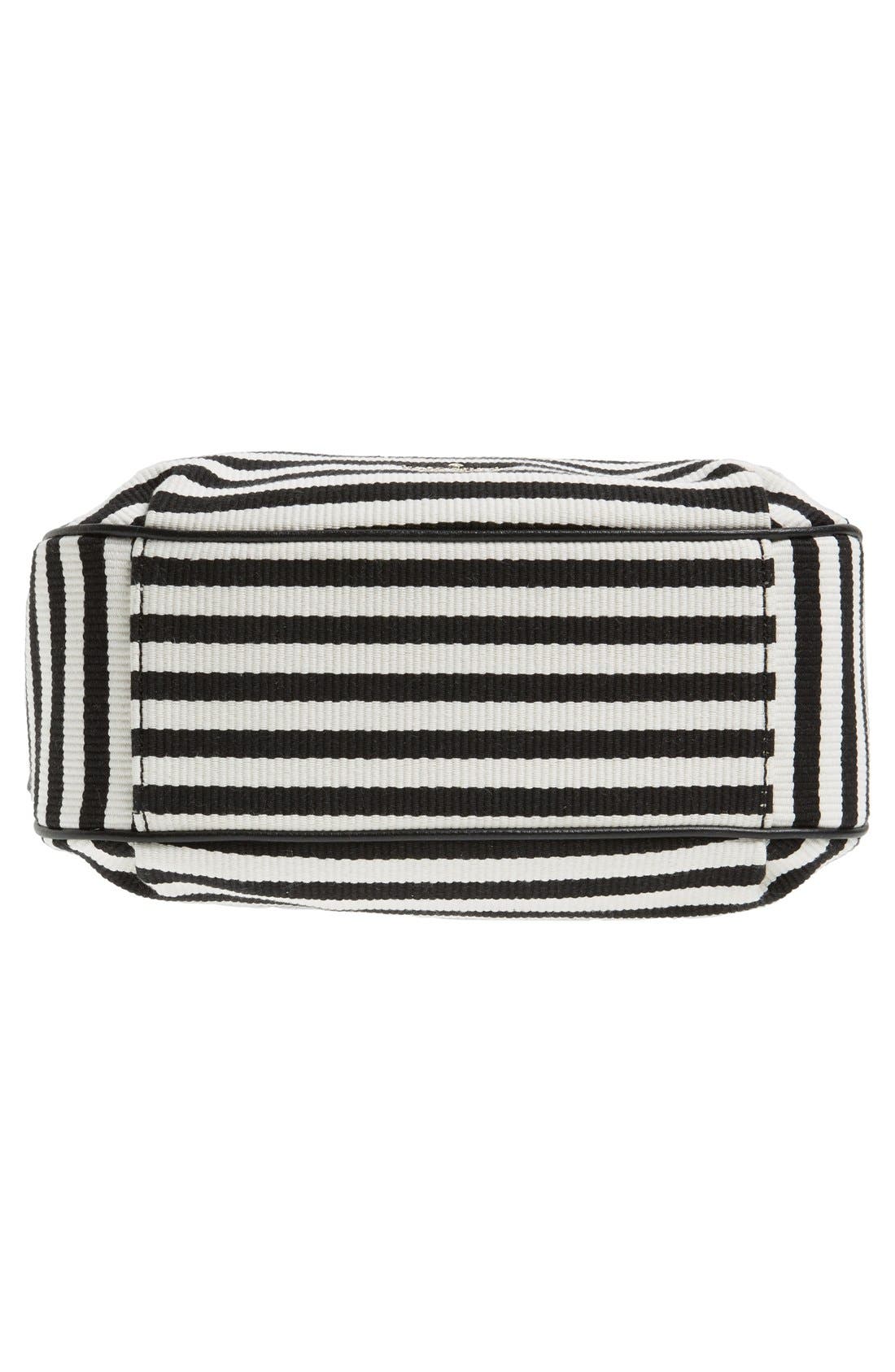 'cobble hill - small ella' crossbody bag, Alternate, color, BLACK/ CREAM
