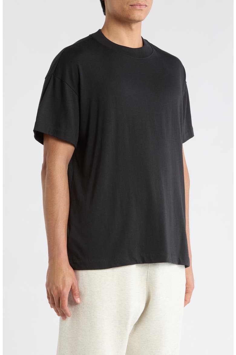 Signature Essentials Cotton Blend T-Shirt, Alternate, color, VINTAGE BLACK