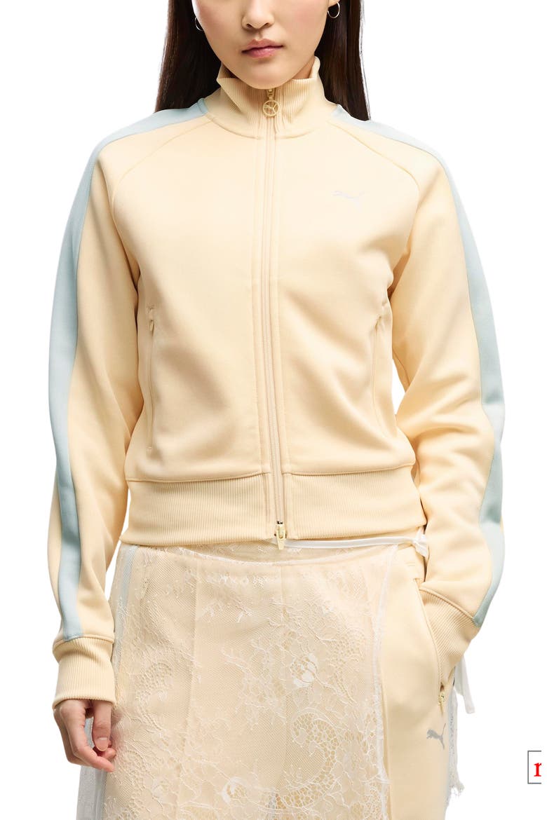 T7 Always On Track Jacket, Main, color, BUTTERCREAM/ CREME DE MINT
