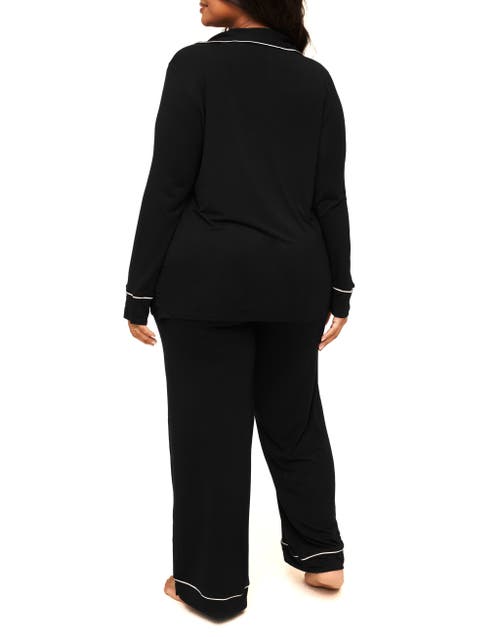 Adore Me Matilda Pajama Set In Black