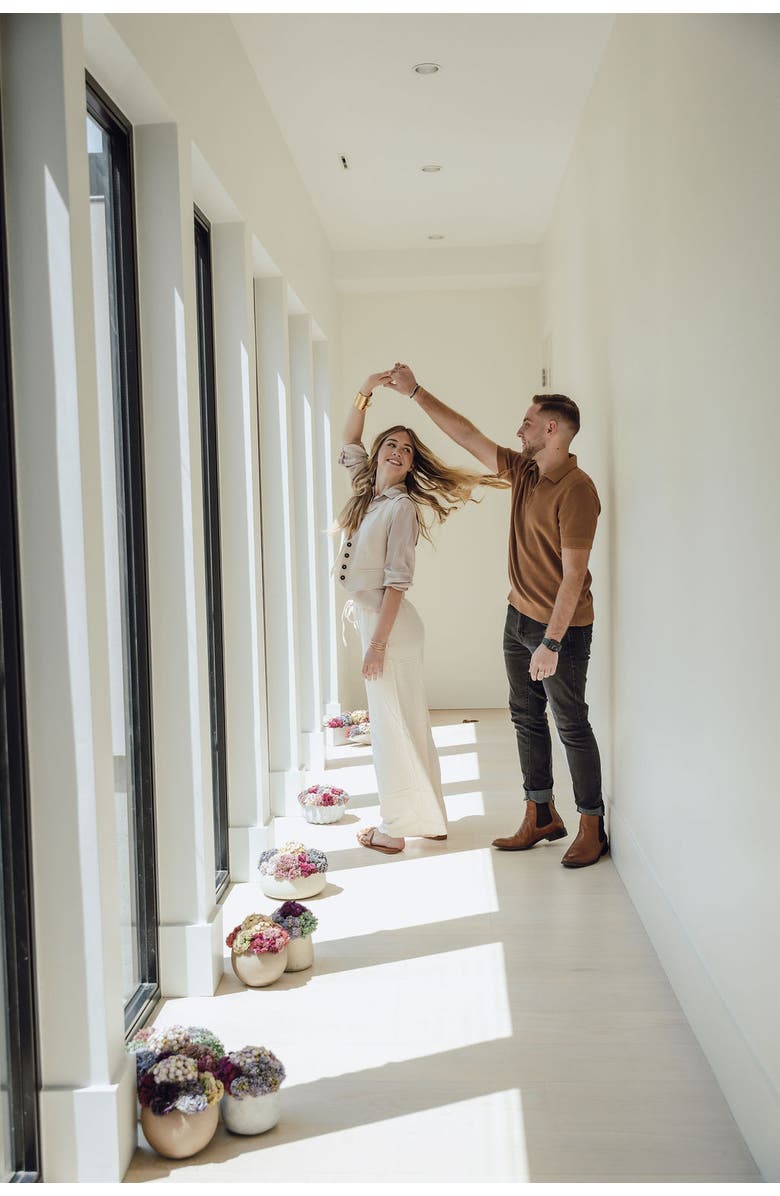 CocoBella Georgina Sedum Arrangement, Alternate, color, Charcoal