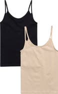 Nordstrom Seamless Assorted 2-Pack Layering Camisoles