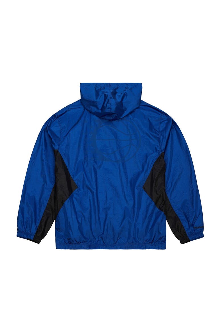 Men's Mitchell & Ness Blue Orlando Magic Playmaker Full-Zip Hooded Windbreaker Jacket, Alternate, color, Blue