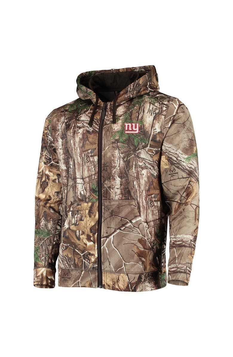 DUNBROOKE Men's Dunbrooke Realtree Camo New York Giants Trophy Tech Fleece Full-Zip Hoodie, Alternate, color, 