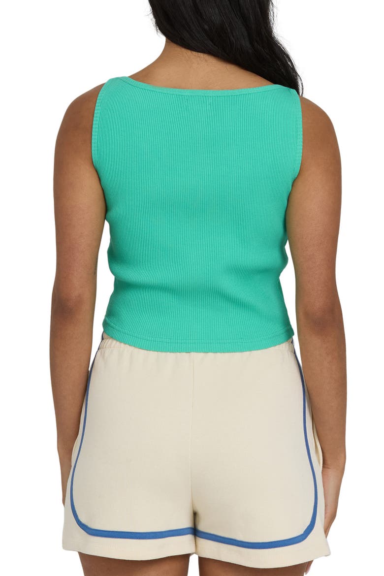 Go For It Graphic Ribbed Tank, Alternate, color, JADE