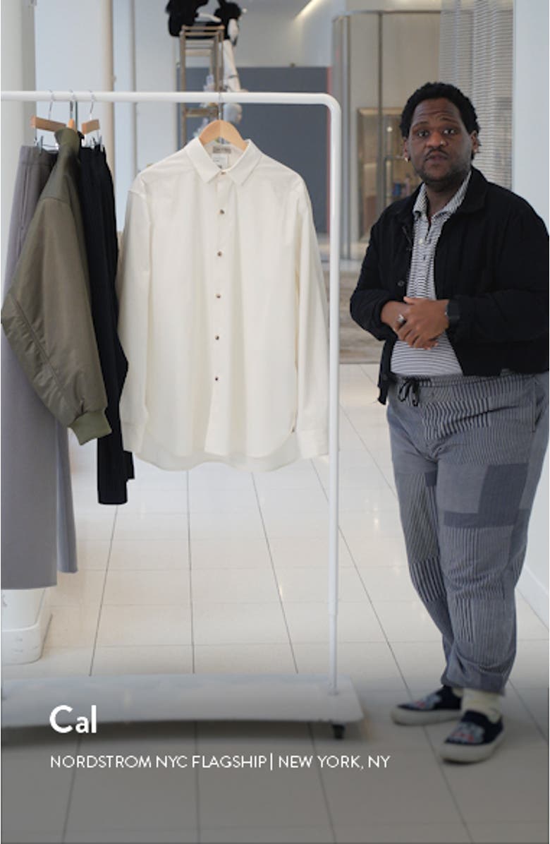 Eternal Stretch Cotton & Wool Button-Up Shirt, sales video thumbnail