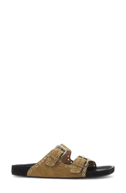 Isabel Marant Lennoyo Slide Sandal In Brown