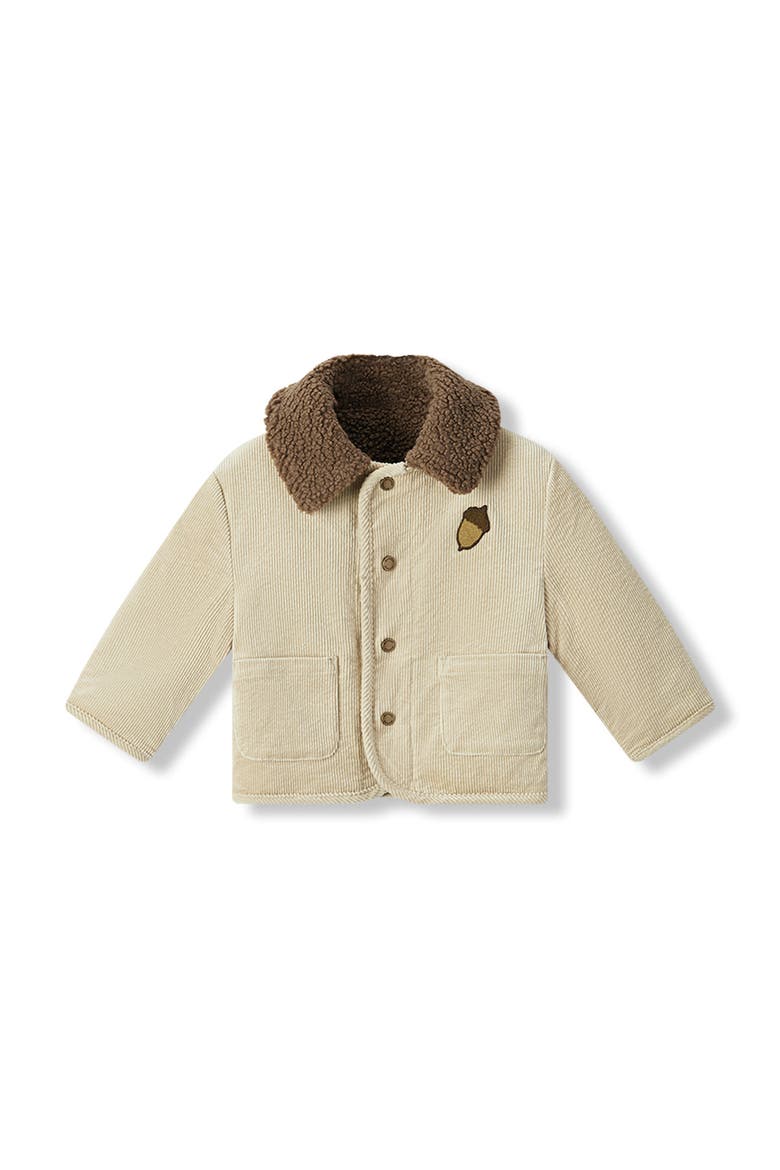 Corduroy  Reversible Jacket, Main, color, Beige Chipmunk