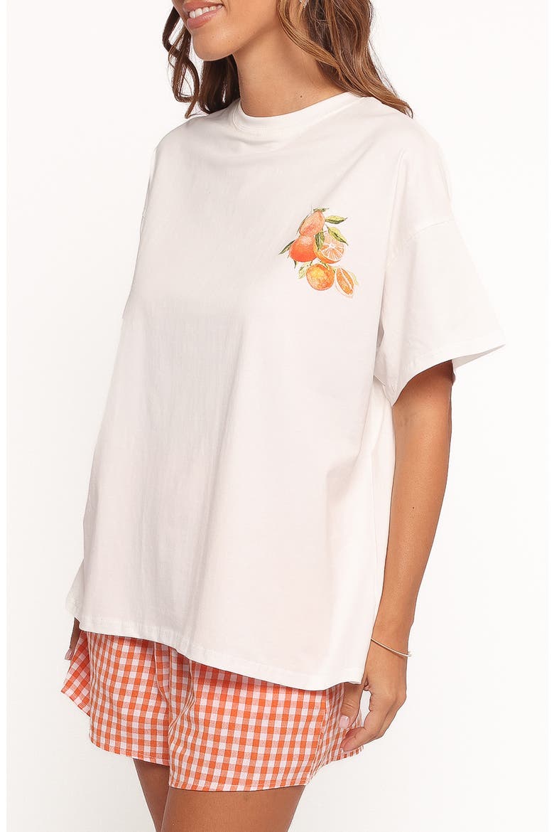 Emilia T-Shirt & Shorts, Alternate, color, APEROL ORANGE